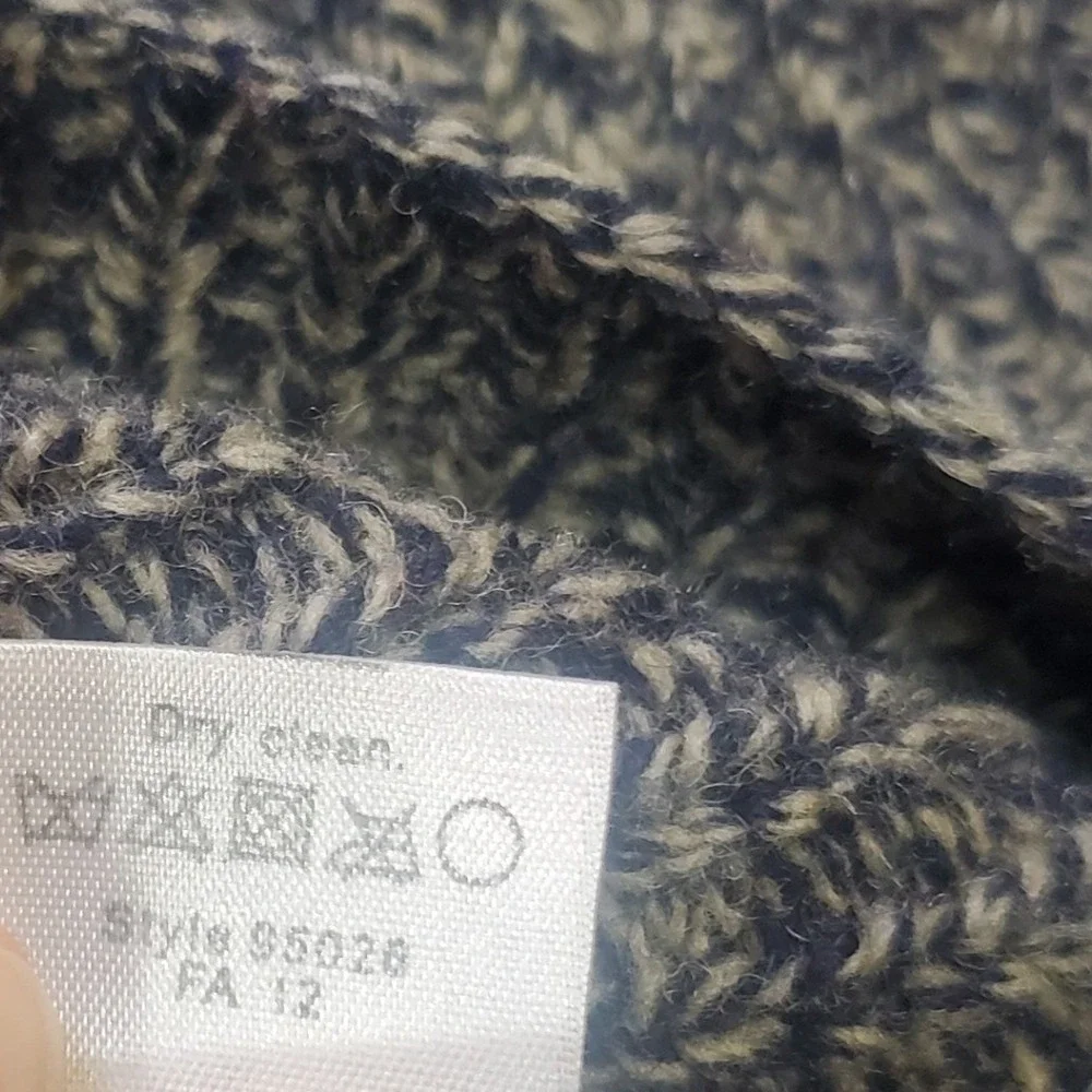 J.Crew Men's Fair Isle Crewneck Sweater Size Sm Blue Gray Orange 100% Lambswool